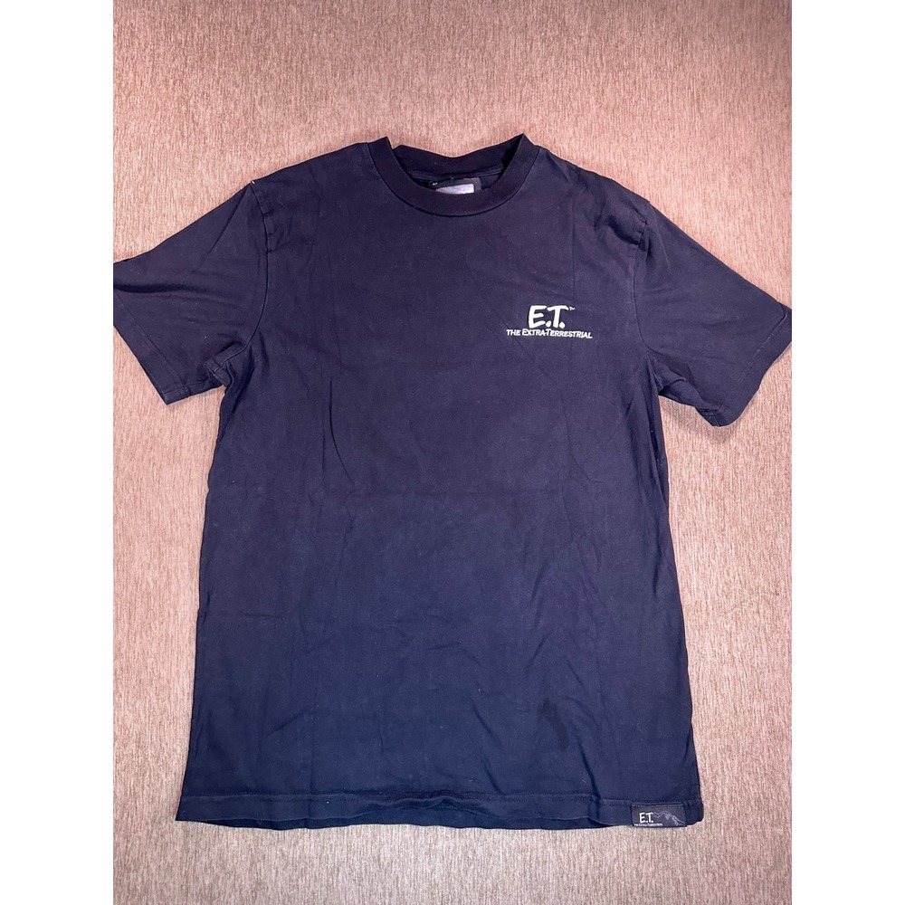 Universal Studios ET The Extra-Terrestrial Graphic T-Shirt Black Large Amblin